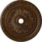 Ekena Millwork Palmetto Medallion (Canopies up to 7 5/8"), 31 1/2"OD x 3 5/8"ID x 1 3/4"P, Root Beer Crackle CM31PMRBC - alternate 1